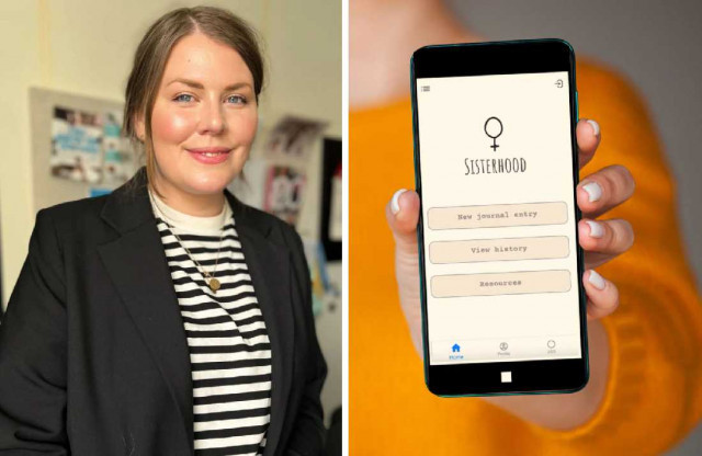 Angelica Smedbergs prisbelönta app Sisterhood tar plats i Movexums inkubator.
